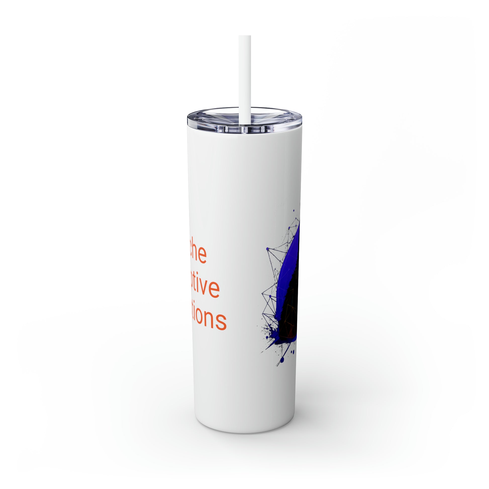 Skinny Tumbler with Straw, 20oz