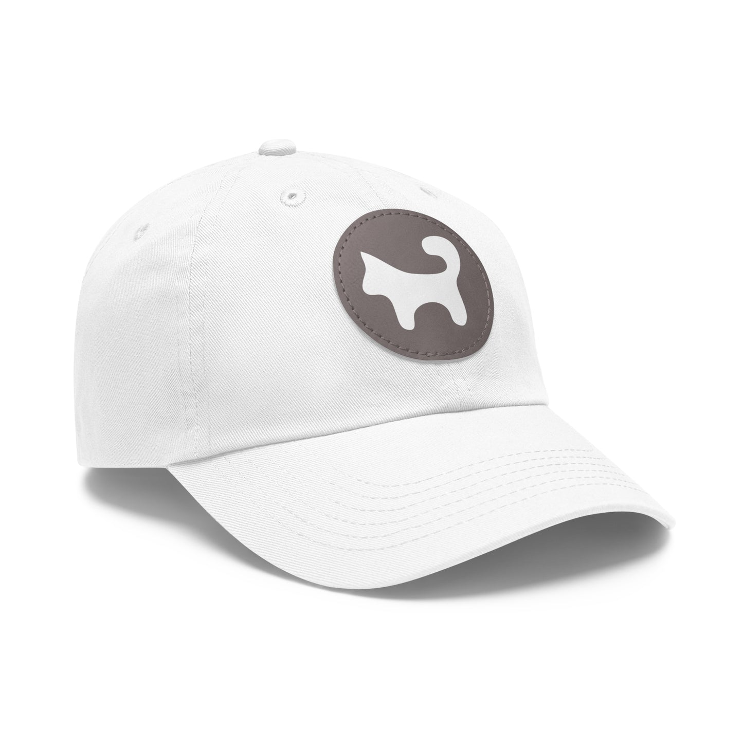 Hat with Leather Patch