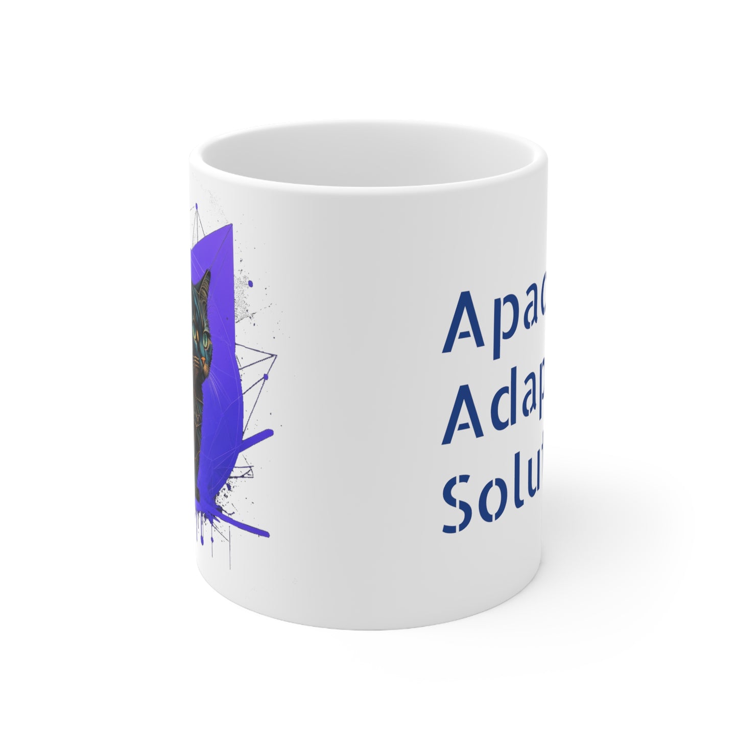 Ceramic Mug 11oz side view