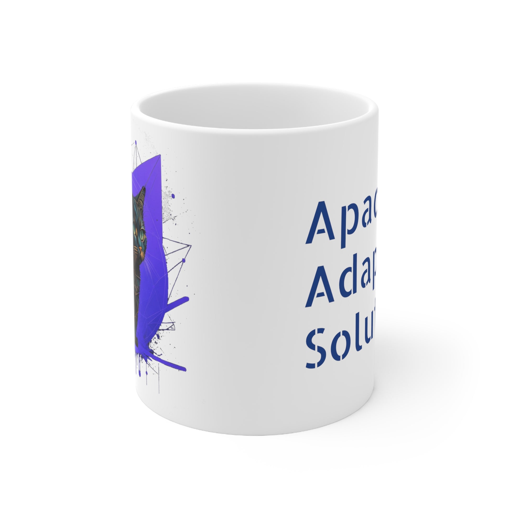 Ceramic Mug 11oz side view