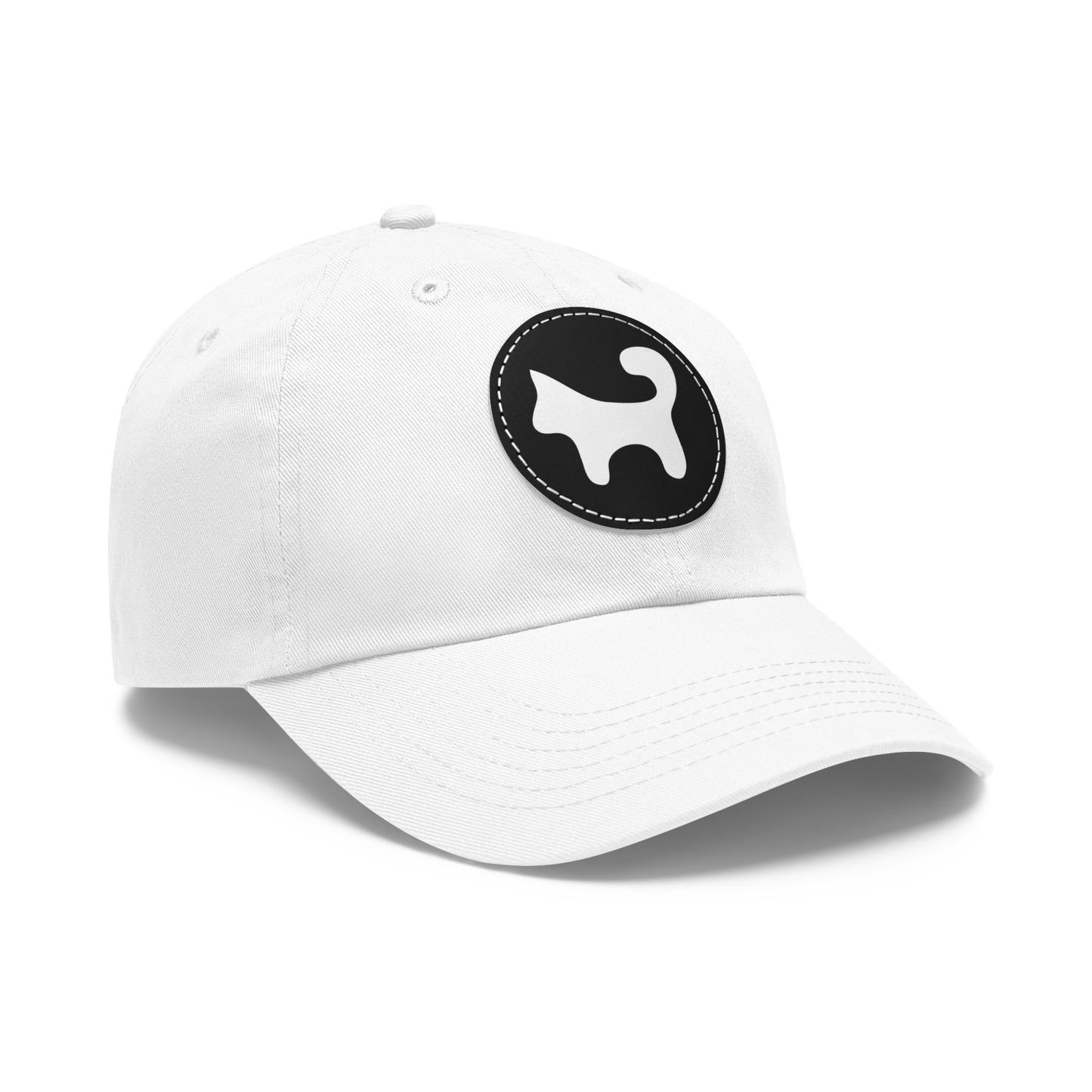 Hat with Leather Patch