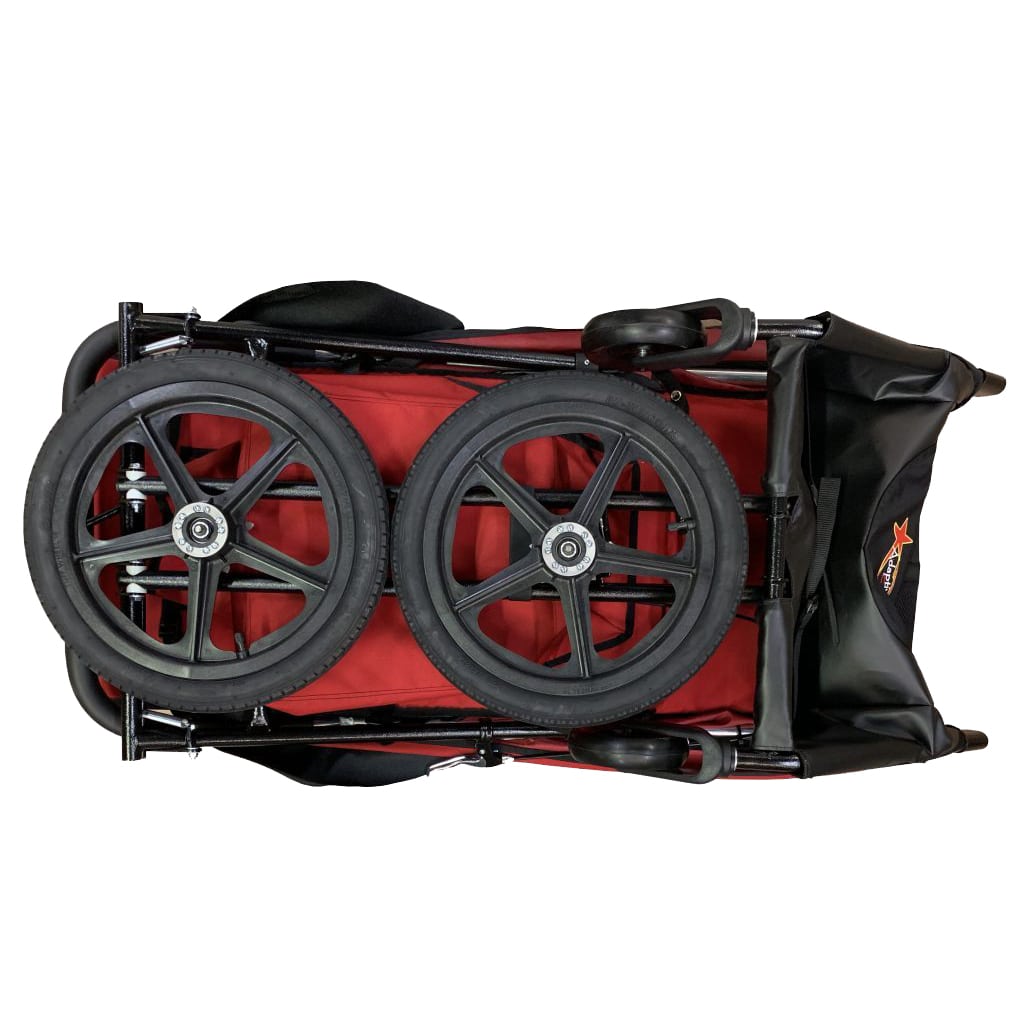 Axiom Push Chair Lassen Red folded
