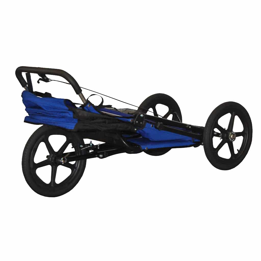 Axiom Push Chair Phoenix blue folded