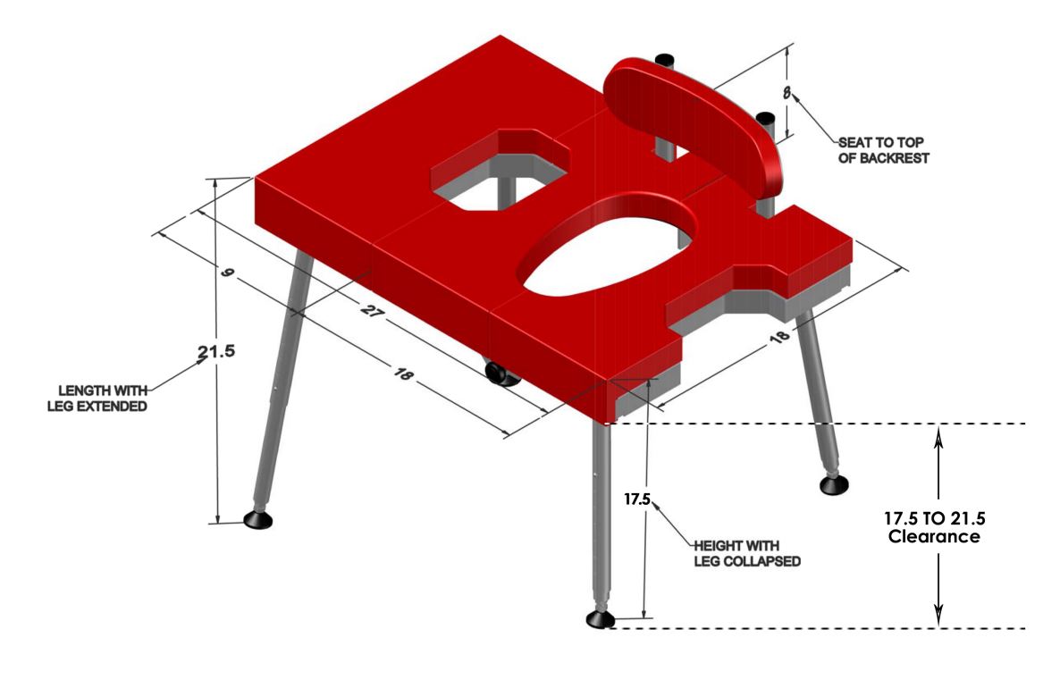 Go-Anywhere Sport Tub Bench (SPT)
