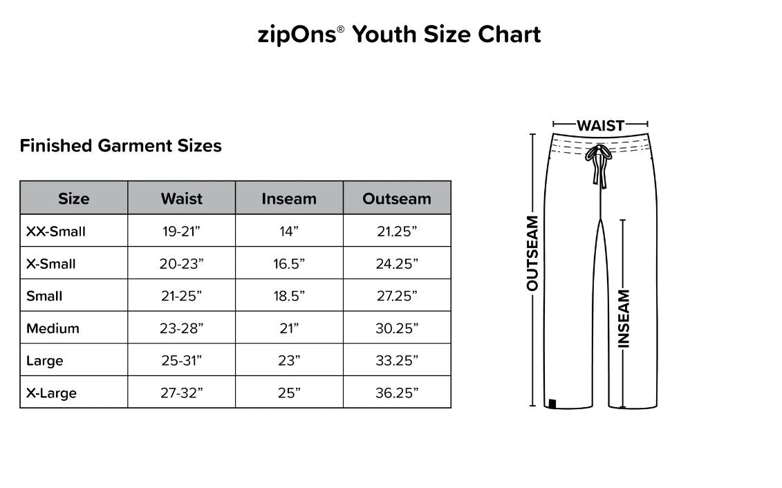 ZipOns Youth Adaptive Pants