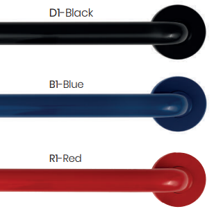 Vinyl Coated Straight Grab Bar, PRO Series