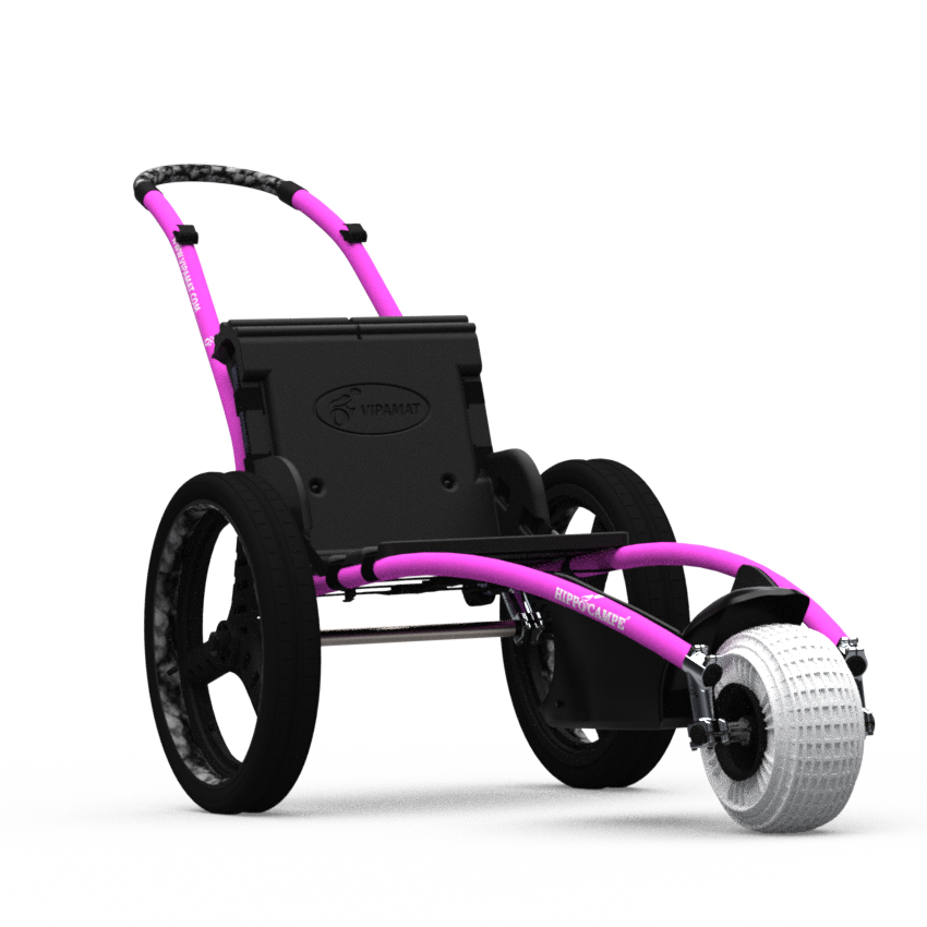 Beach and All-terrain Hippocampe Chair pink standard