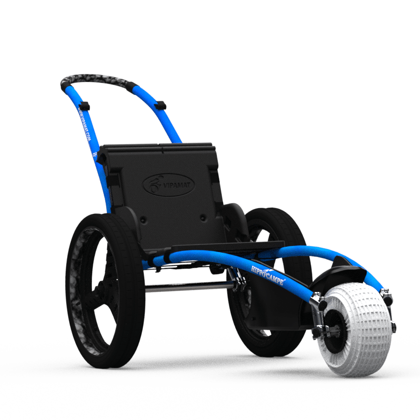 VIPAMAT Beach and All-terrain Hippocampe blue standard wheel