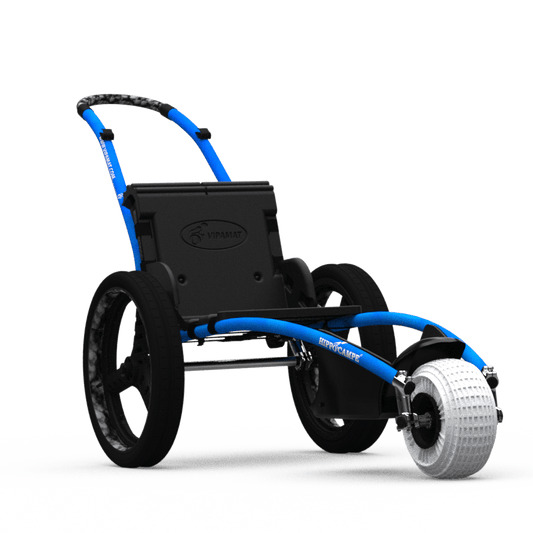 VIPAMAT Beach and All-terrain Hippocampe blue standard wheel