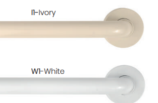 Vinyl Coated Straight Grab Bar, PRO Series