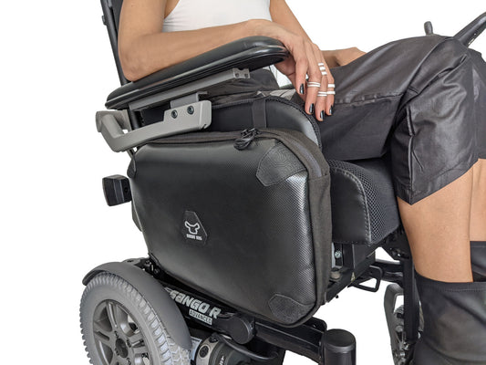 Side bag for wheelchairs