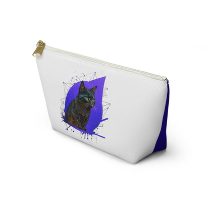 Accessory Pouch front with apache logo with white zipper