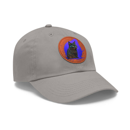 baseball hat with apache cat logo