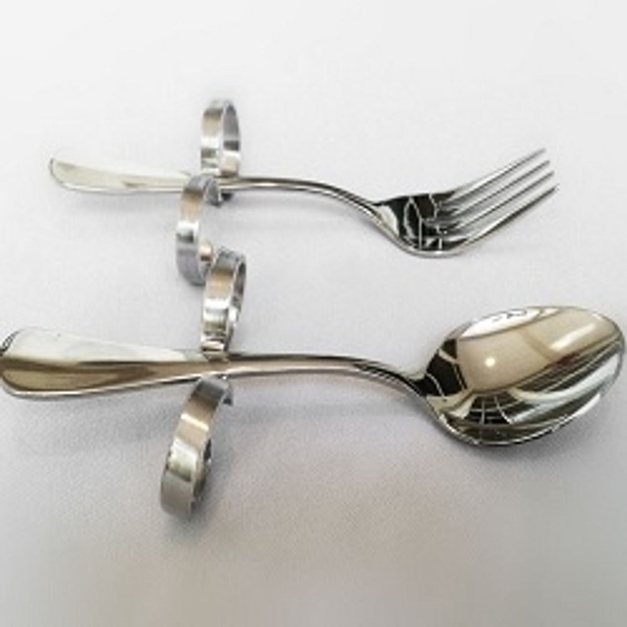 Adaptive Silverware Set, small fork, small spoon