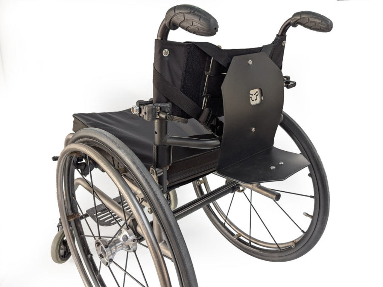 Wheelchair backpack attachment