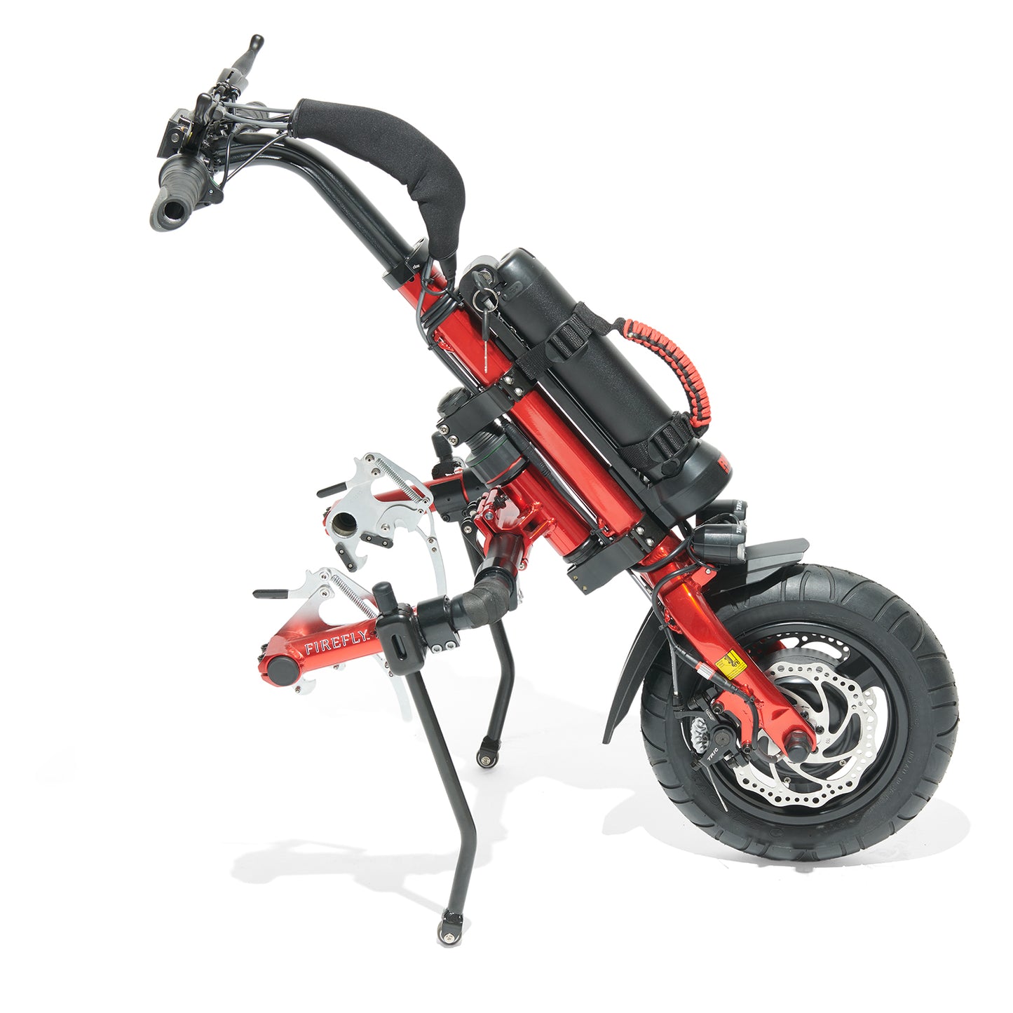 Red Electric Scooter Attachment