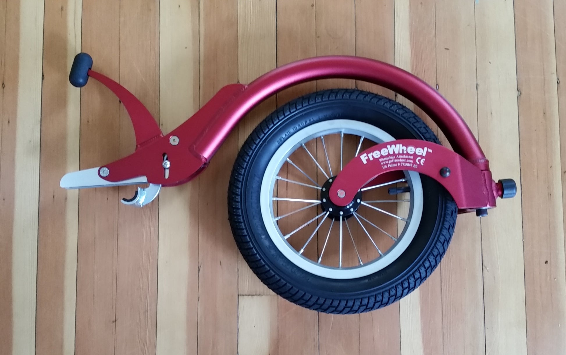 FreeWheel Wheelchair Attachment red