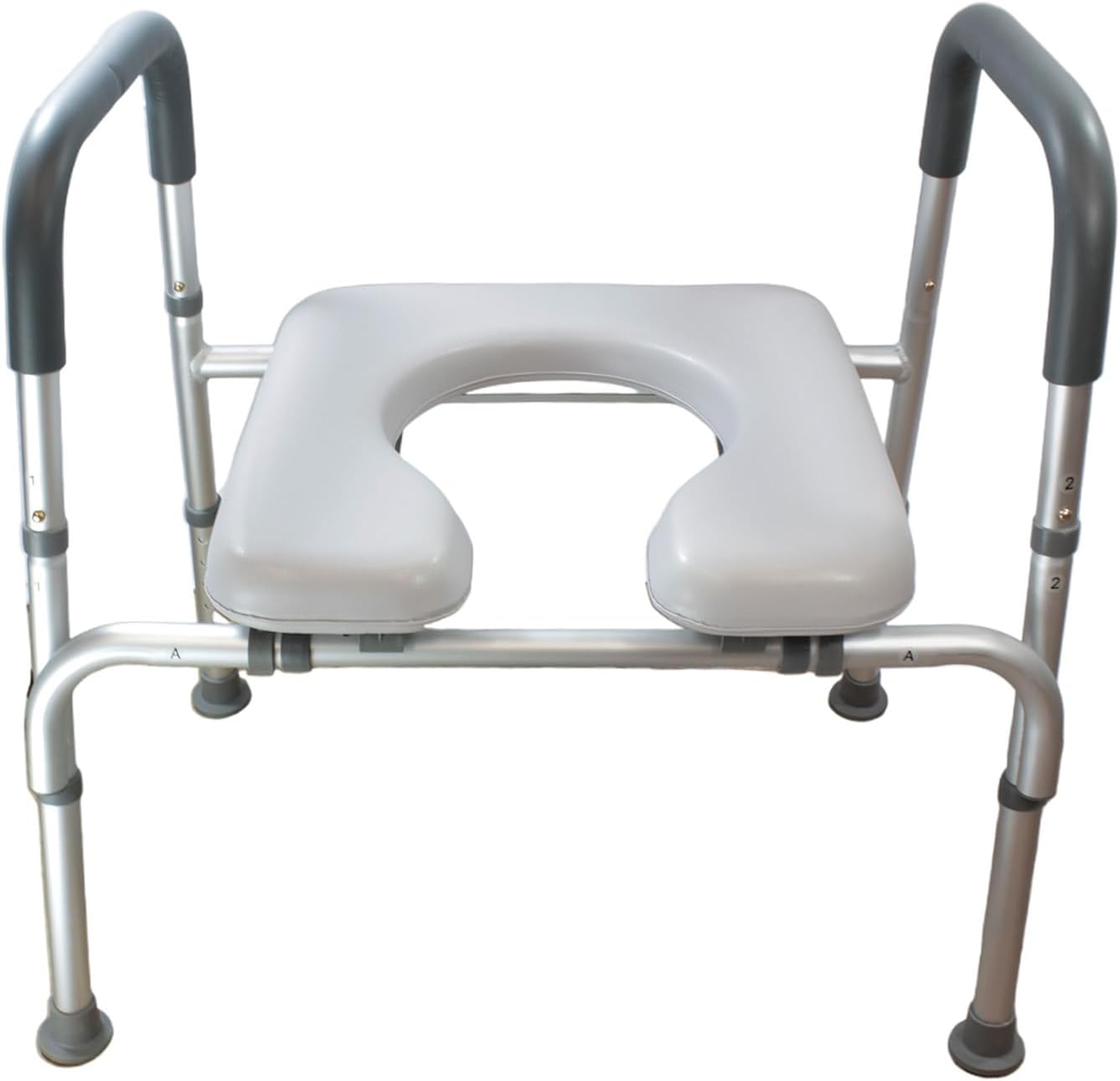 The Raised toilet seat with no bucket