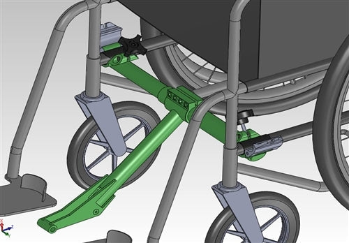 FreeWheel Wheelchair Attachment adapter