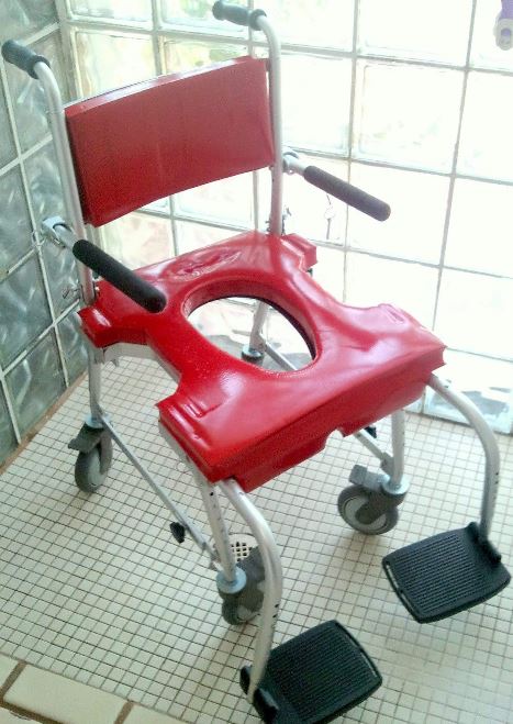 Buy Portable Rolling Shower Commode Chair - Go Mobility Solutions