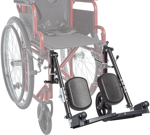 Ziggo wheelchair leg rests
