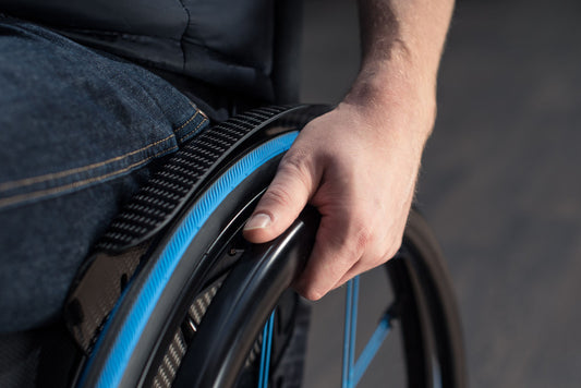 Wheelchair Hand rims black color