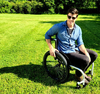 SUMO Wheelchair Wheels in grass