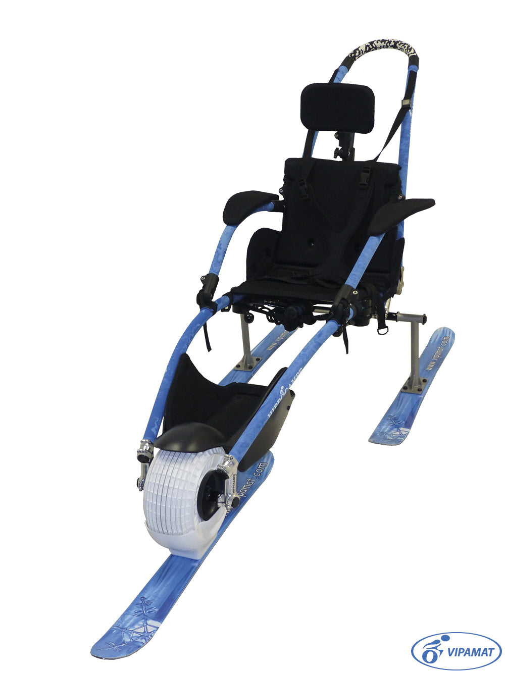Beach and All-terrain Hippocampe Chair with skis